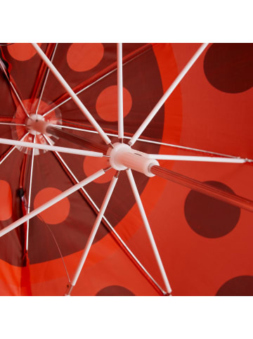 Relaxdays Kinderregenschirm Marienkäfer in Rot
