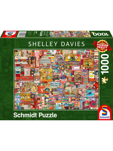 Schmidt Spiele Vintage Handarbeitszeug Puzzle 1.000 Teile | Erwachsenenpuzzle Shelley Davies