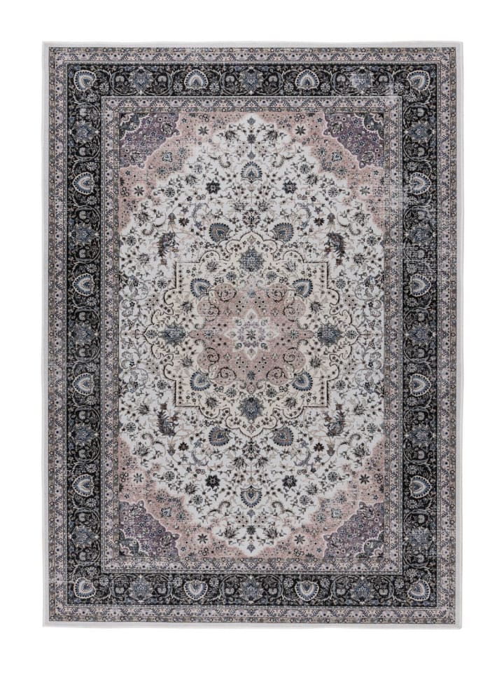 Kurzflor Teppich Lilith 125 Elfenbein - Elfenbein
