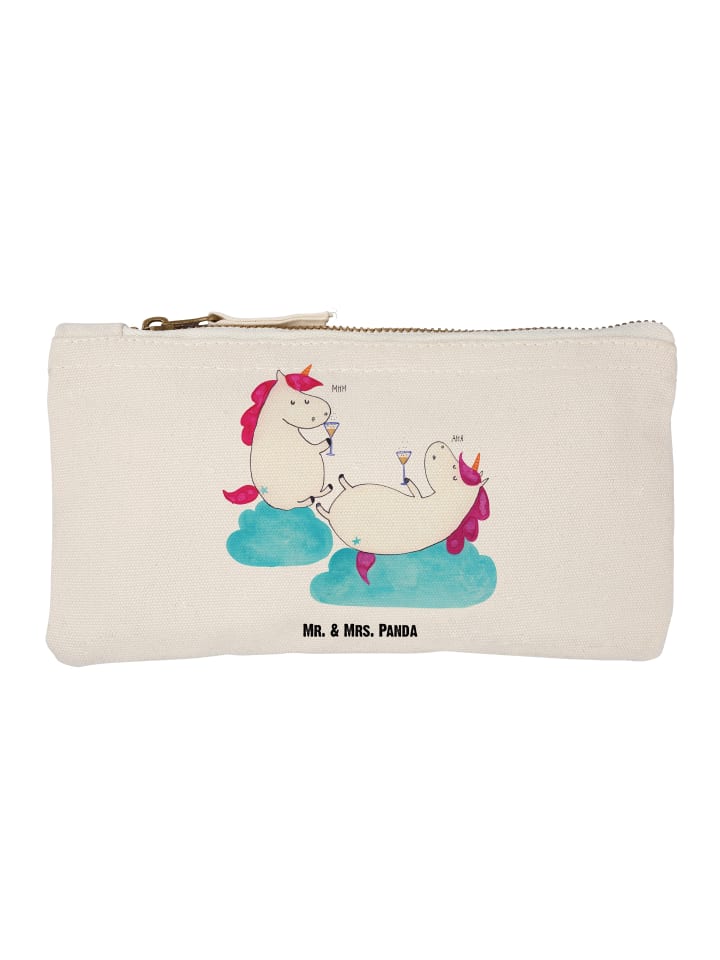 Etui Einhorn Sekt ohne Spruch in Weiß