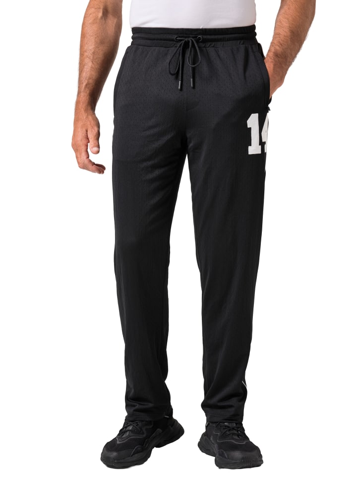 Lange Sweathose in schwarz