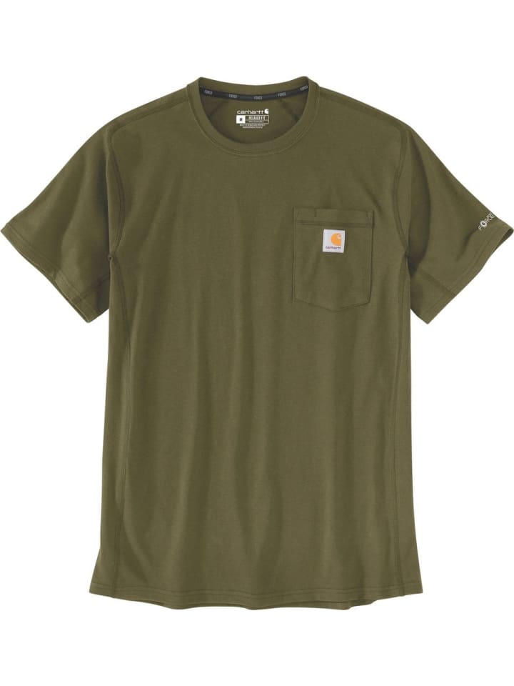 T-Shirt "Force Pocket S/S 106652" in Grün