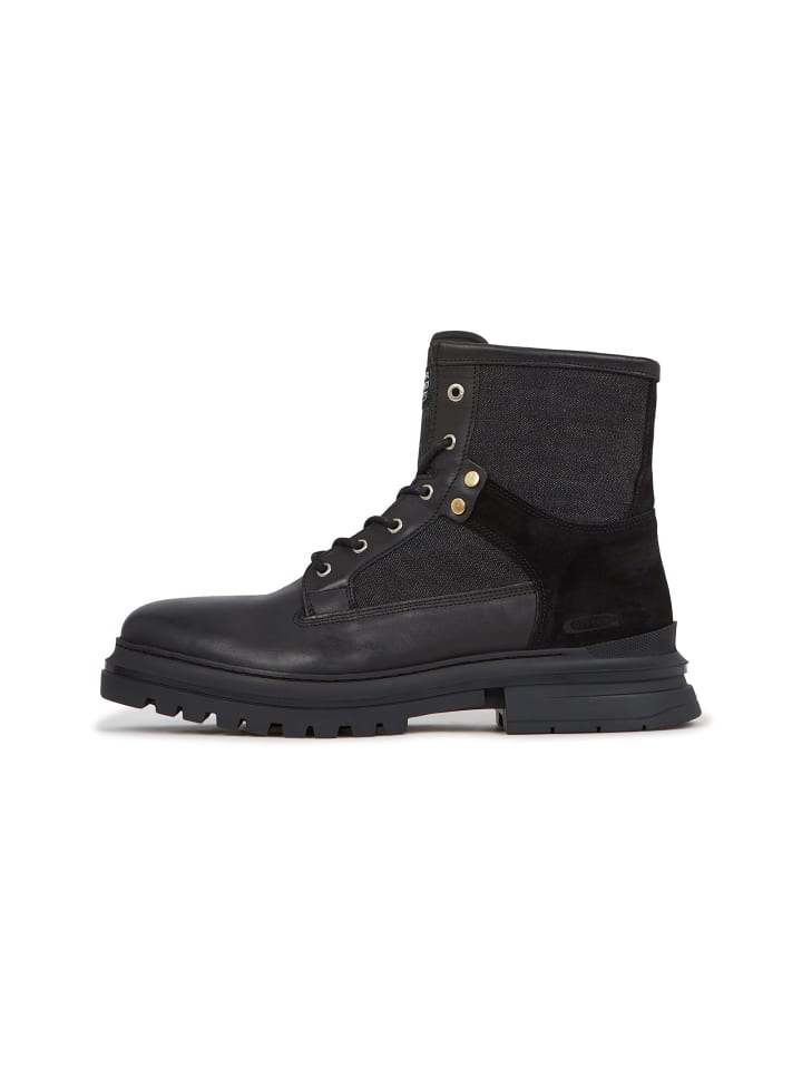 Millery High Lederstiefel black
