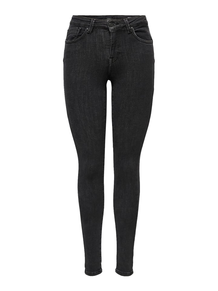 Skinny Jeans in Medium Grey Denim