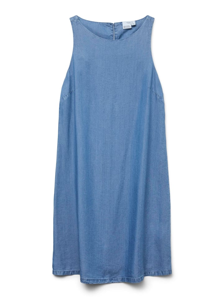 Kleid in Medium Blue Denim