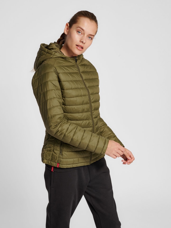 Reißverschluss Jacke Hmlred Damen in DARK OLIVE