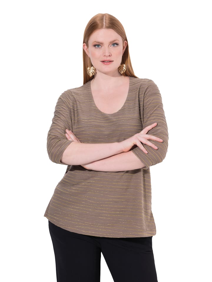 Shirt in blassbraun