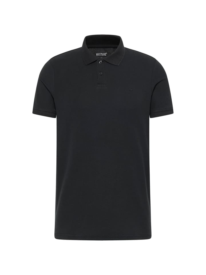 Poloshirt in Schwarz