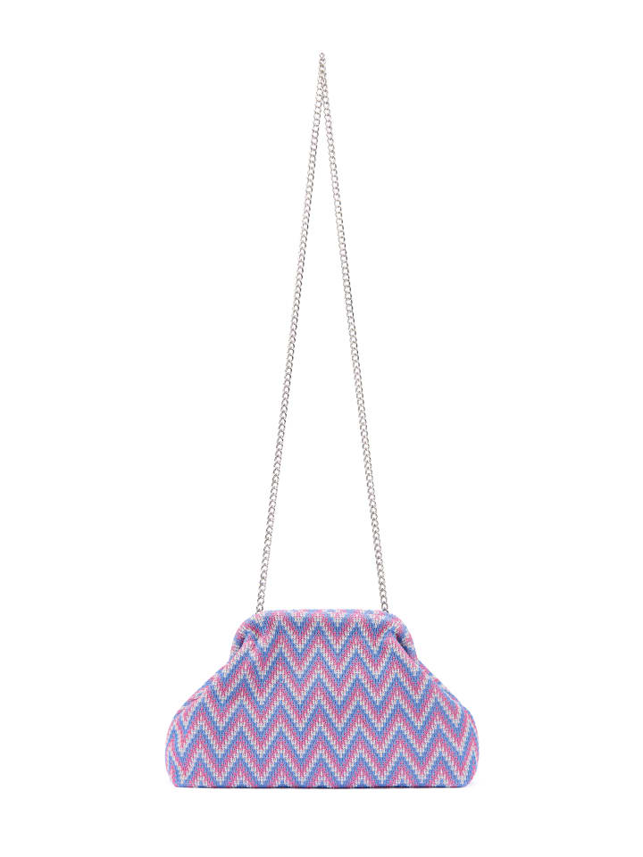 Women Clutch in Lilac Multicolor
