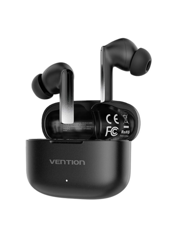 Kabellose Kopfhörer mit Bluetooth Technologie 5.3 In-Ear 300mAh in Schwarz