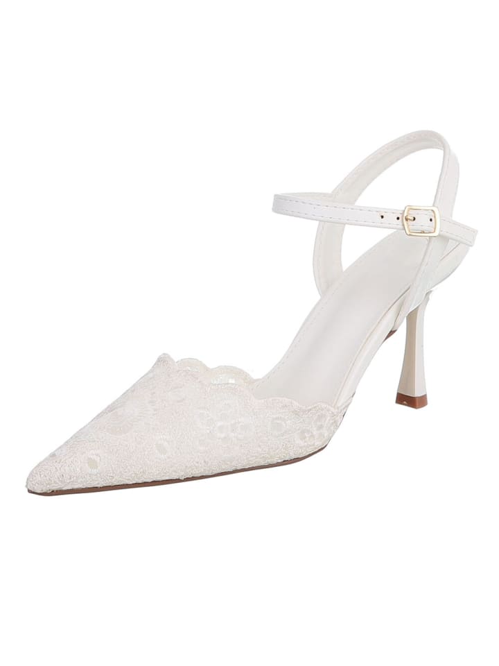 High Heel in Weiß
