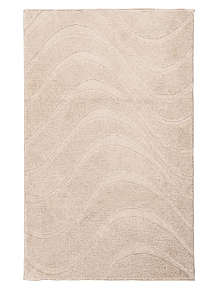 Badteppich Badematte Ocean Touch 425 in Beige