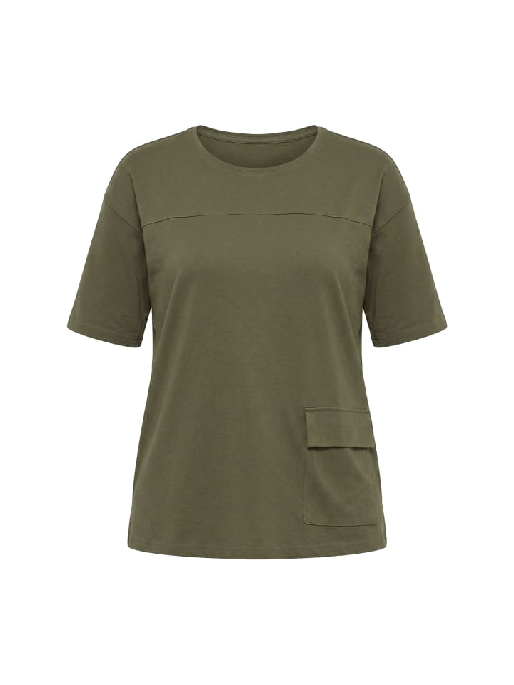 Shirt in dunkel khaki