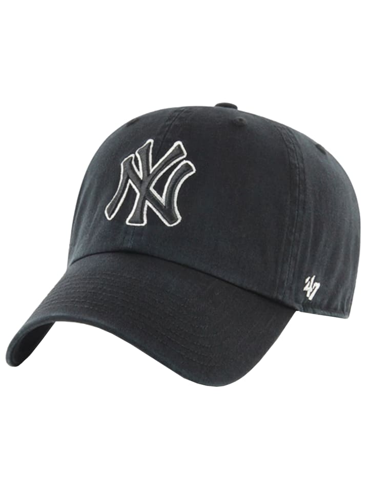 47 Brand New York Yankees MLB Clean Up Cap in Schwarz