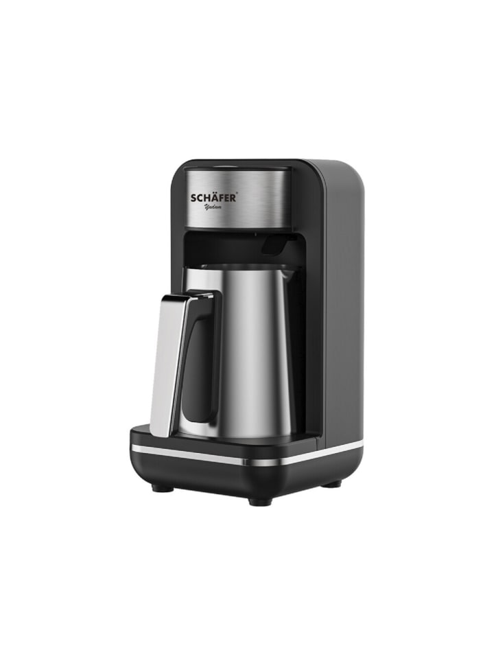 Kaffeekocher 250 ml 400W Mokkamaschine in Schwarz