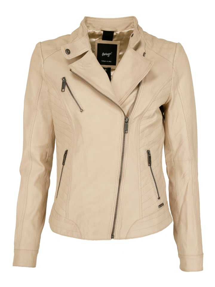 Lederjacke Sally in powder