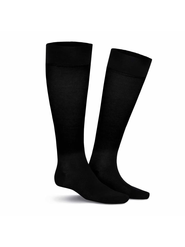 Kniestrümpfe Fly&Care® stützend in Black