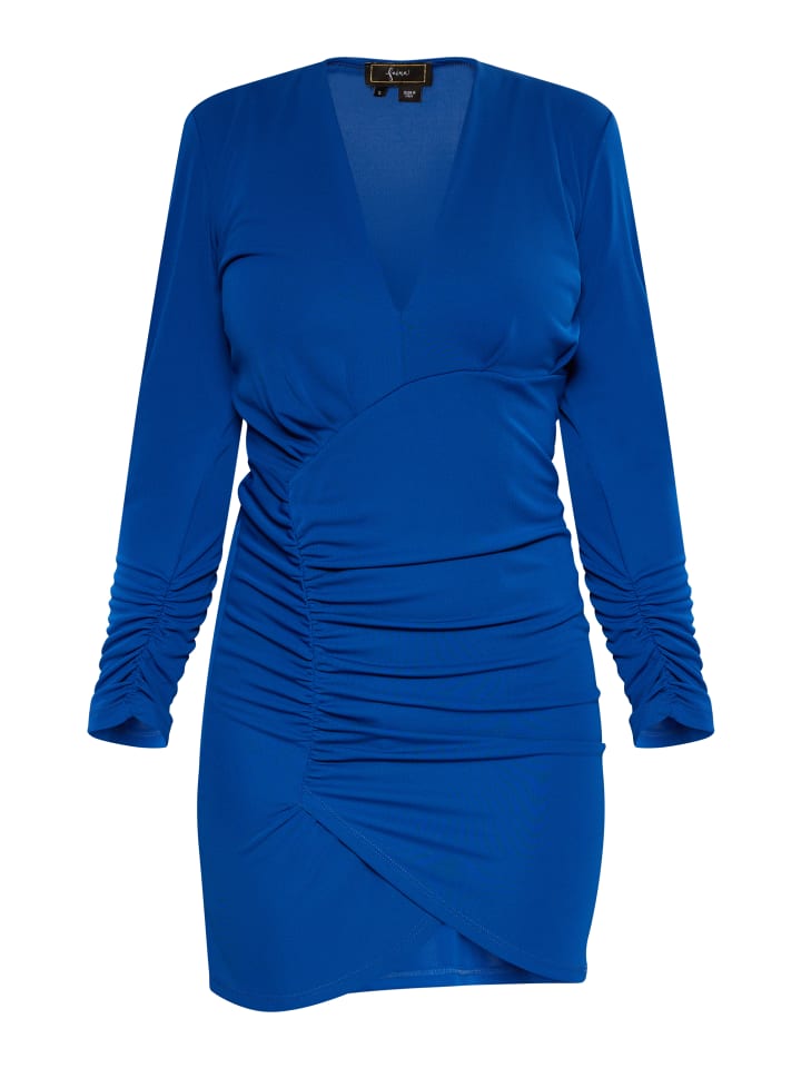 Damen Minikleid Aus Jersey in Königsblau