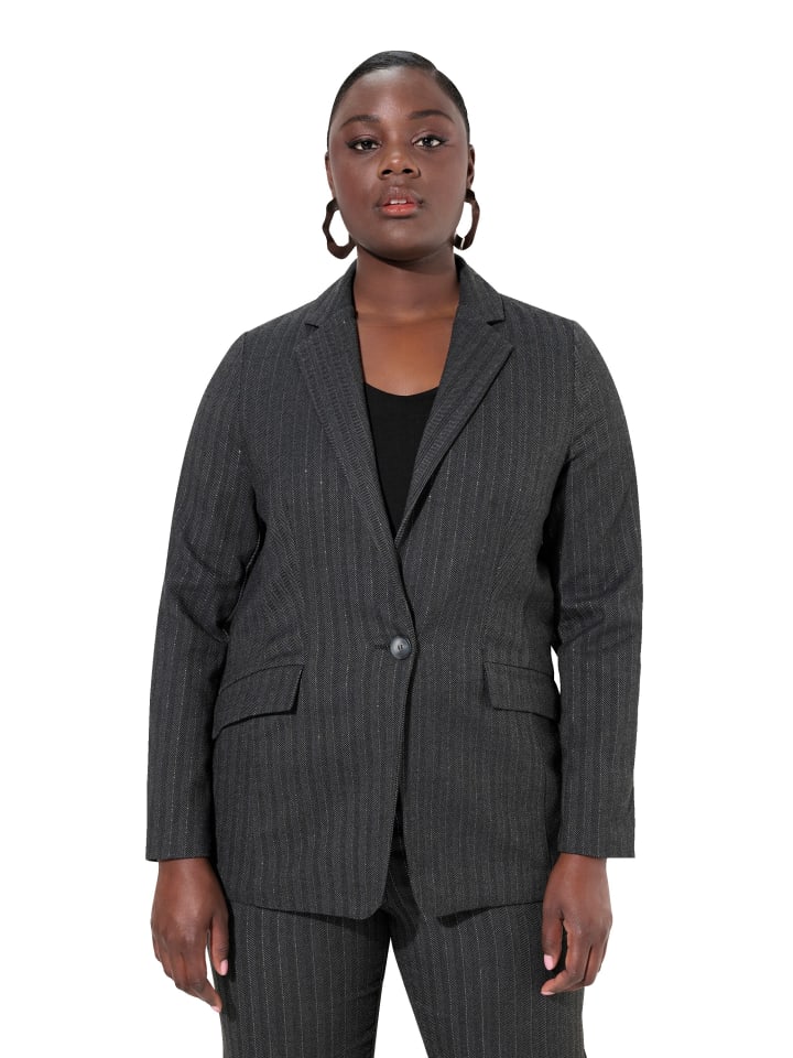 Blazer in asphaltgrau