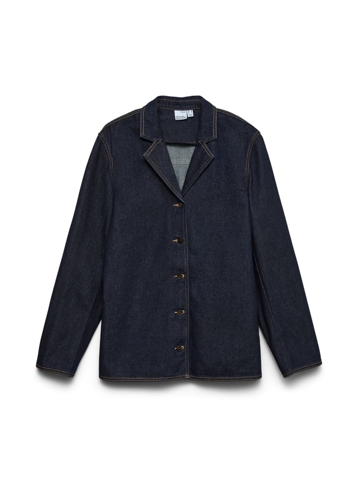 Jeanshemd in Dark Blue Denim