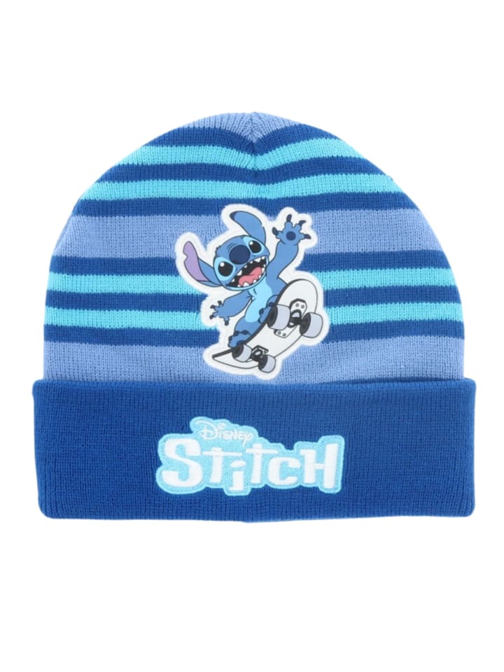 Lilo & Stitch Wintermütze Warme Mütze für Kinder - Onesize in Hellblau