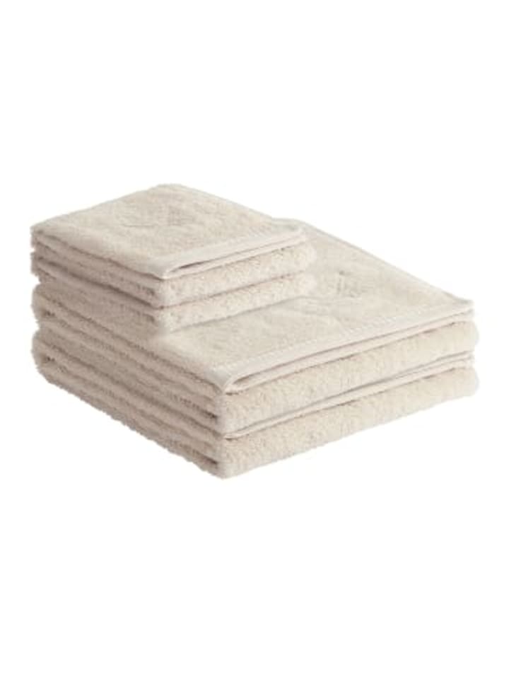 4-teiliges Set: Handtuch Frottier-Serie "Classic" in Sand