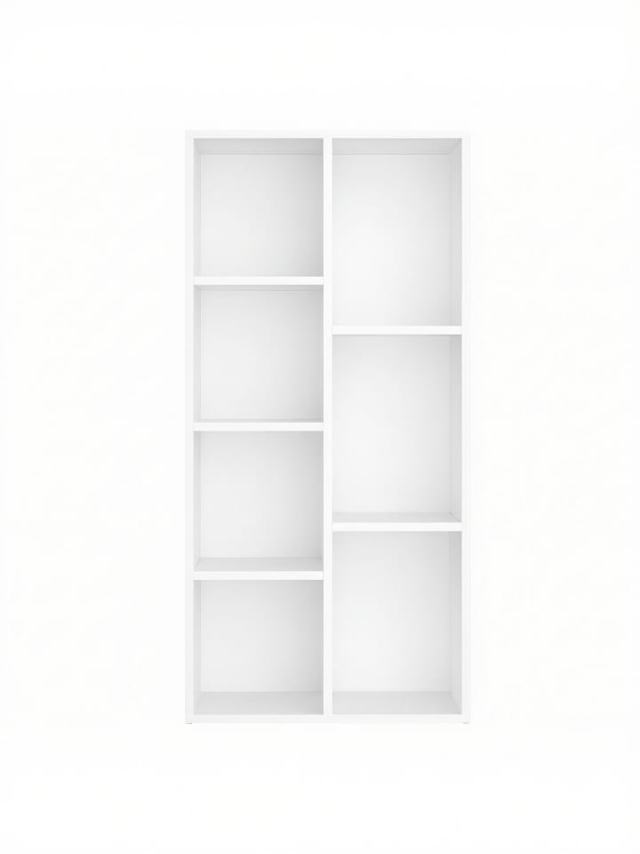 Bücherregal Custos in Weiß - (B)50 x (H)106 x (T)24 cm