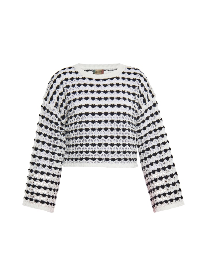 Damen Pullover in SCHWARZ MEHRFARBIG