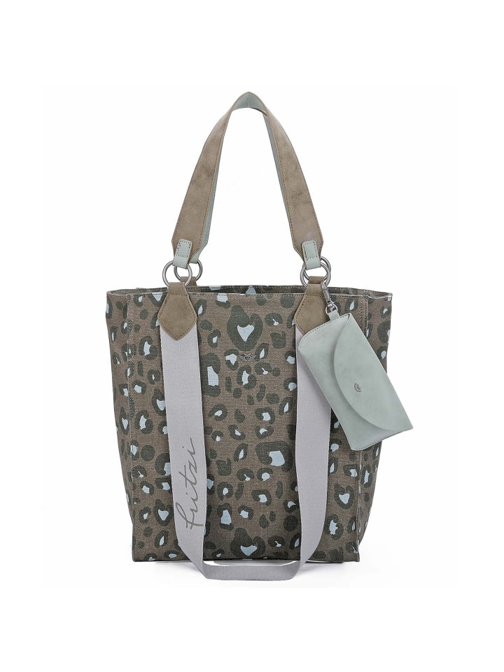 Izzy02 Canvas Shopper Tasche 32 cm leo jungle
