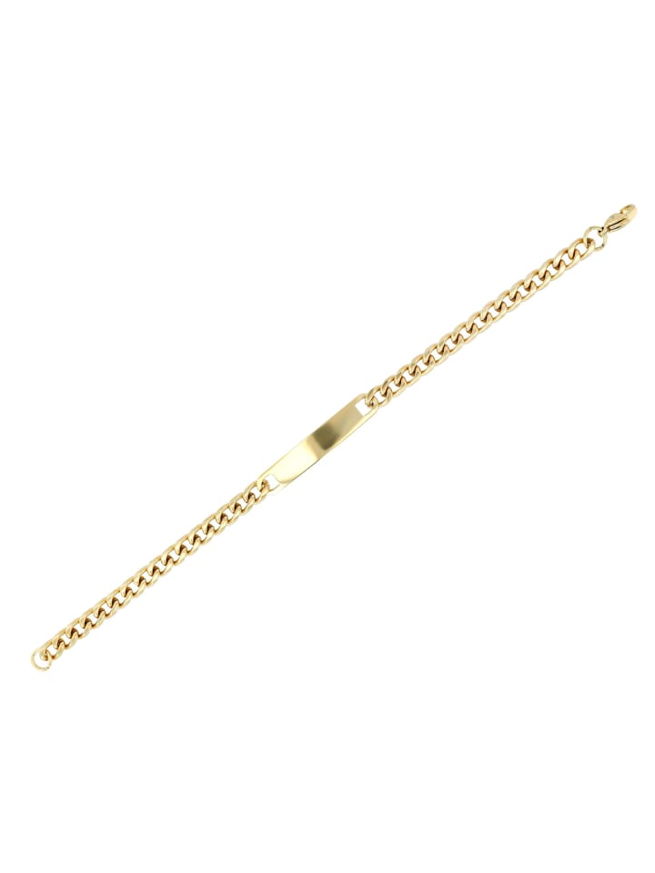 Damen Armband – Panzerarmband aus Edelstahl 19 cm in gold