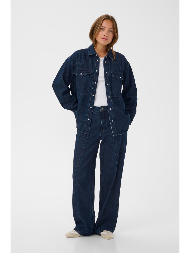 Jeanshemd KAeloise Loose fit in Dark Blue Denim