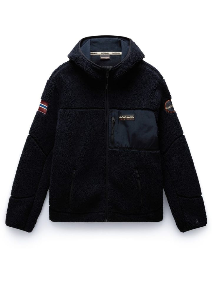 Hoodie "Yupik Fzh 3" in Schwarz