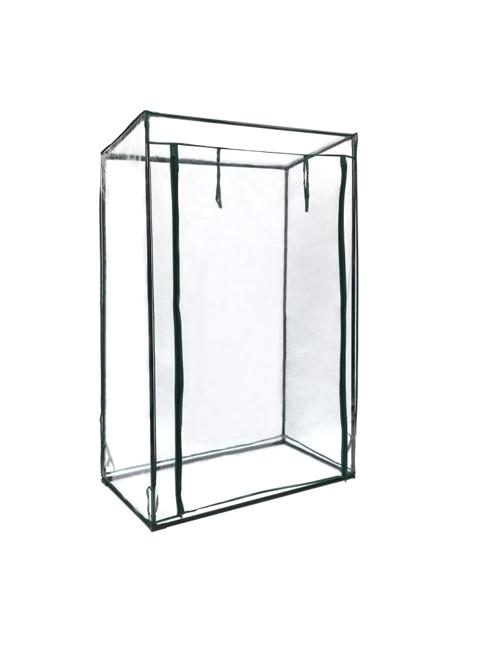 2 x Gewächshaus in Transparent - (B)100 x (H)150 x (T)50 cm