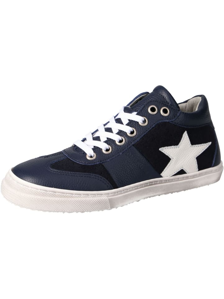 Schnürhalbschuh Benno in blau