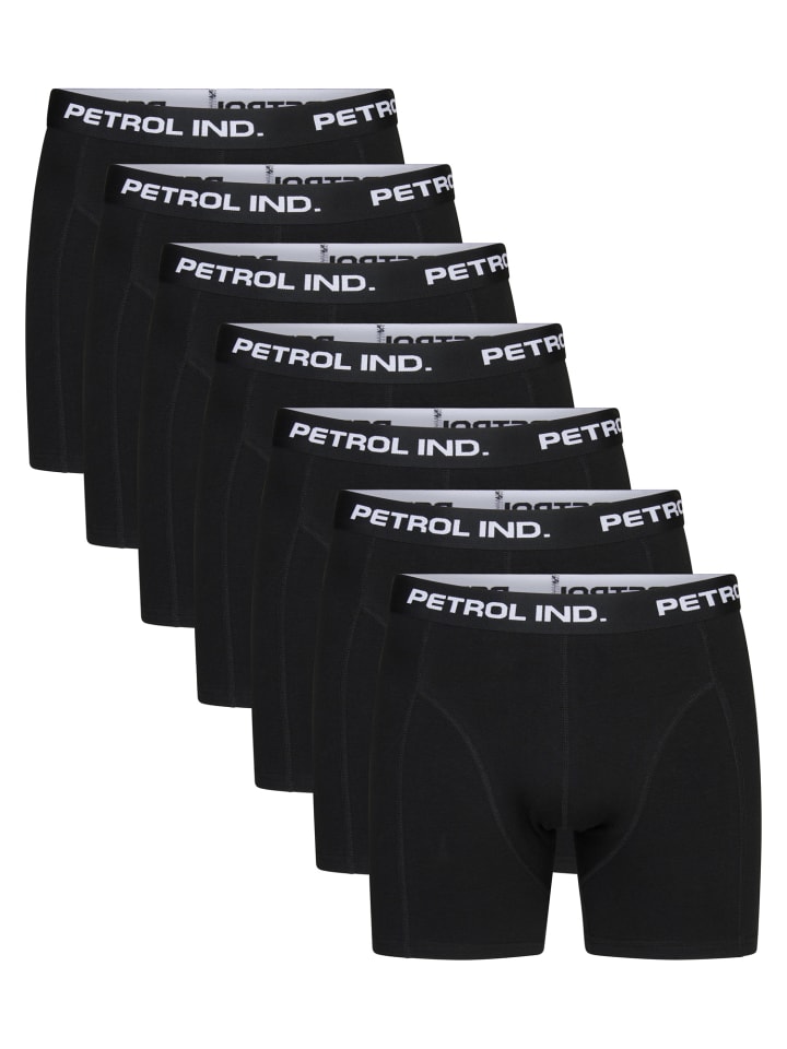 7er-Pack Boxershorts Route in Schwarz