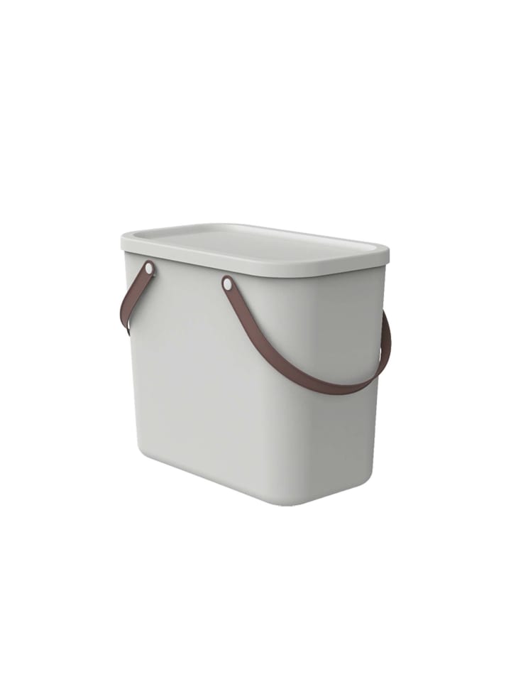 Albula Aufbewahrungsbox 25l mit Deckel in Mistletoe weiß