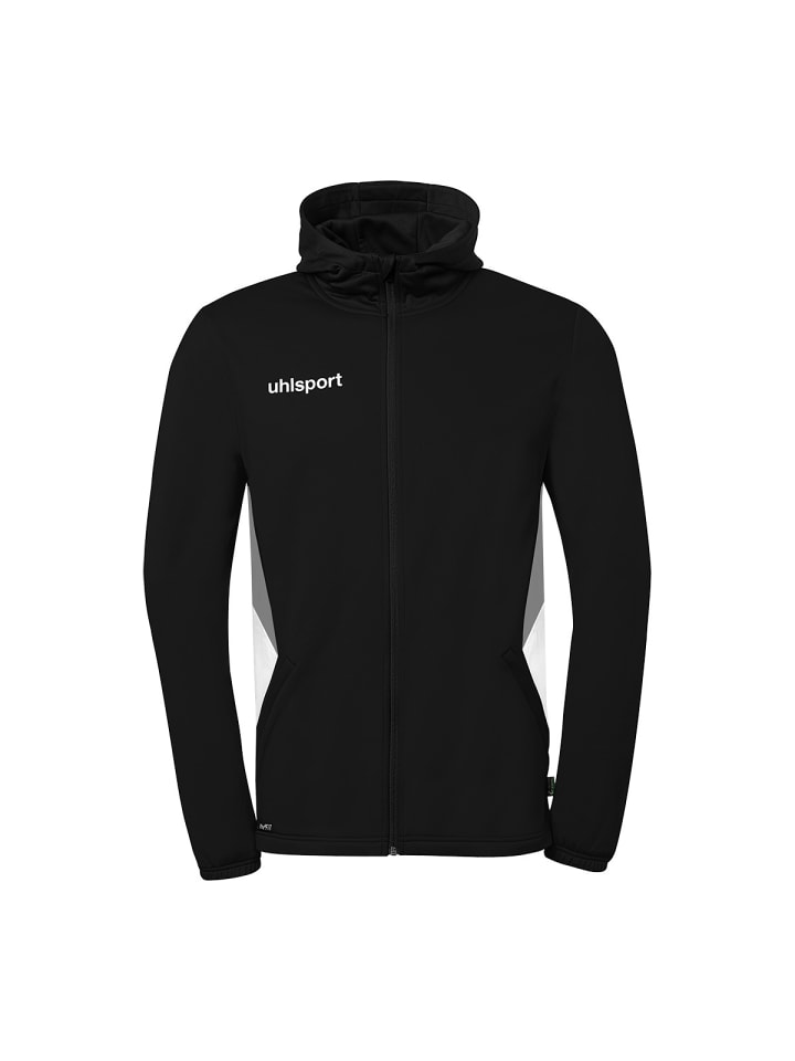 Trainingsjacke Equipe 29 Multi Hood in schwarz/weiß/steingrau