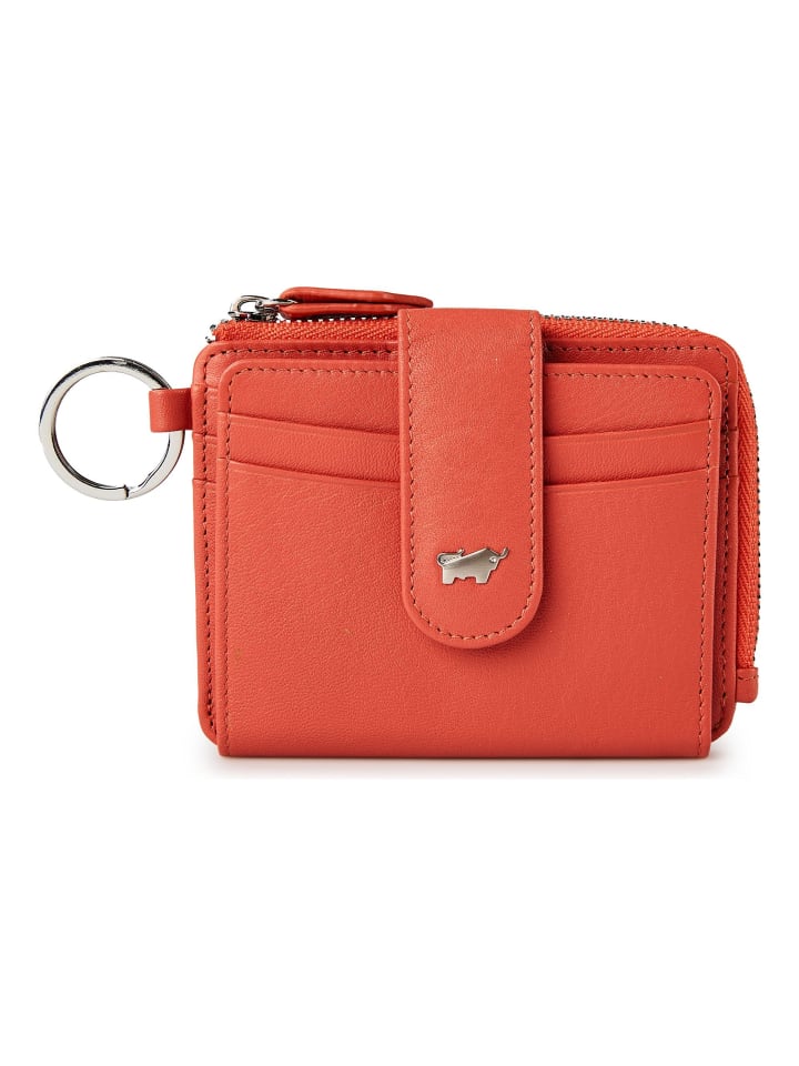 Joy Kreditkartenetui RFID Schutz Leder 11 cm coral