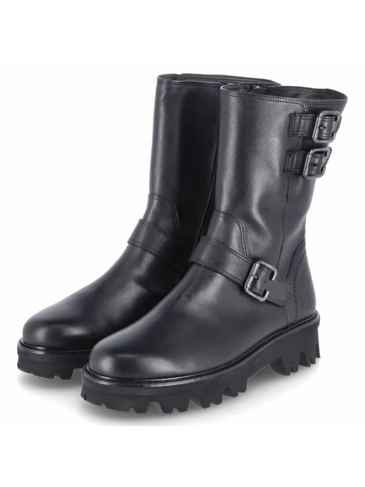 Biker Boots in schwarz