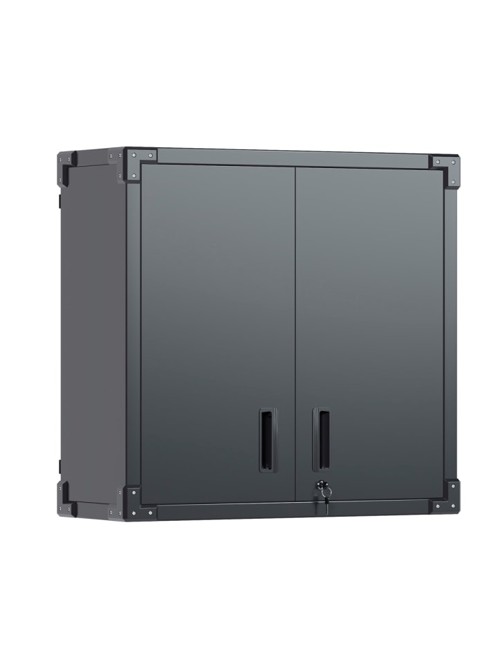 Werkzeughängeschrank Wandmontage in Schwarz 77x80x30cm