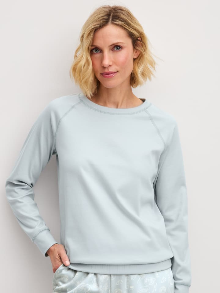 Shirt in pearl blue