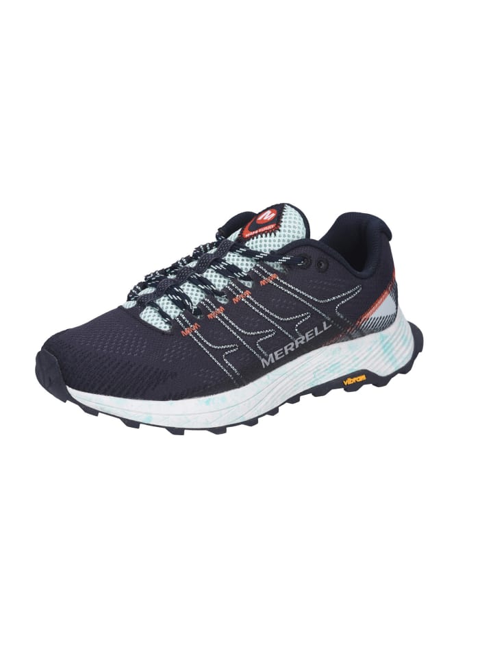 Schnürschuh in blau