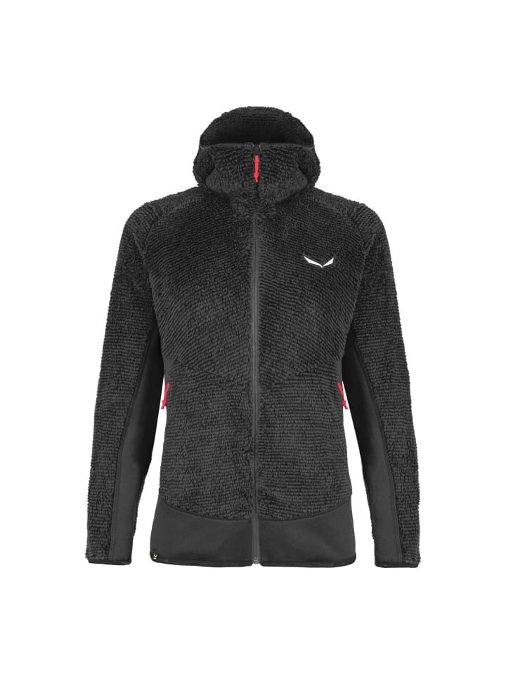 Fleecejacke in schwarz