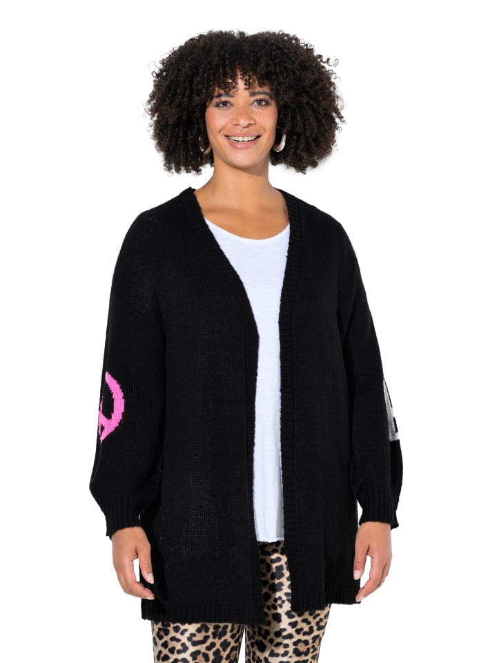 Strickjacke in schwarz