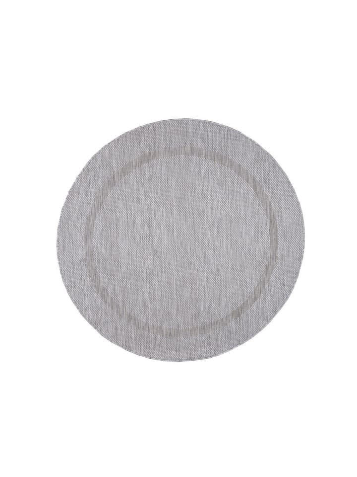 Outdoor Teppich RELAX Silber Rund