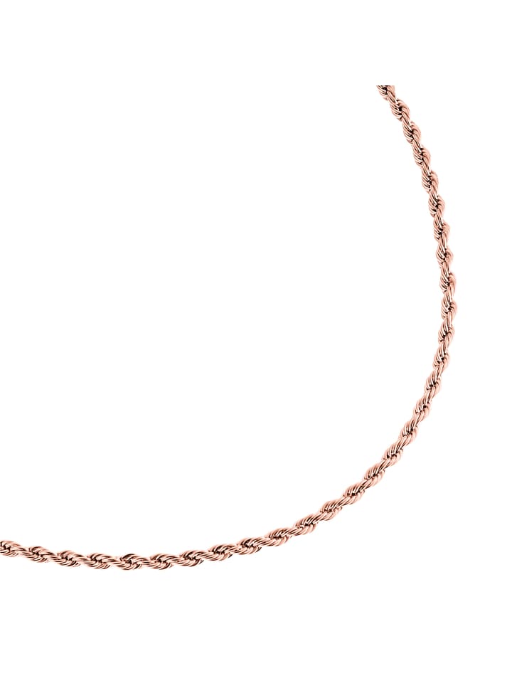 Halskette Damen Caius poliert in rosegoldfarben
