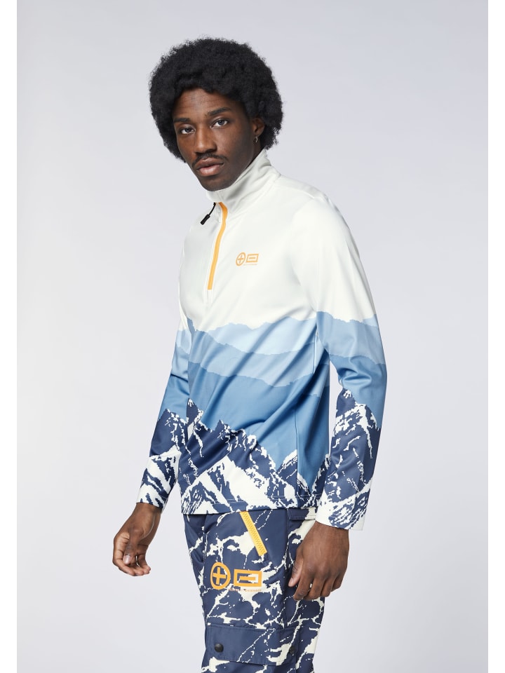 Fleecepullover in Grau