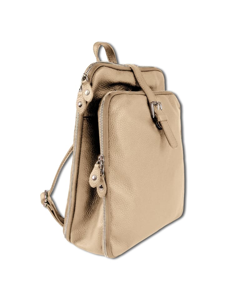 Cityrucksack Leder ca. 33cm breit ca. 27cm hoch