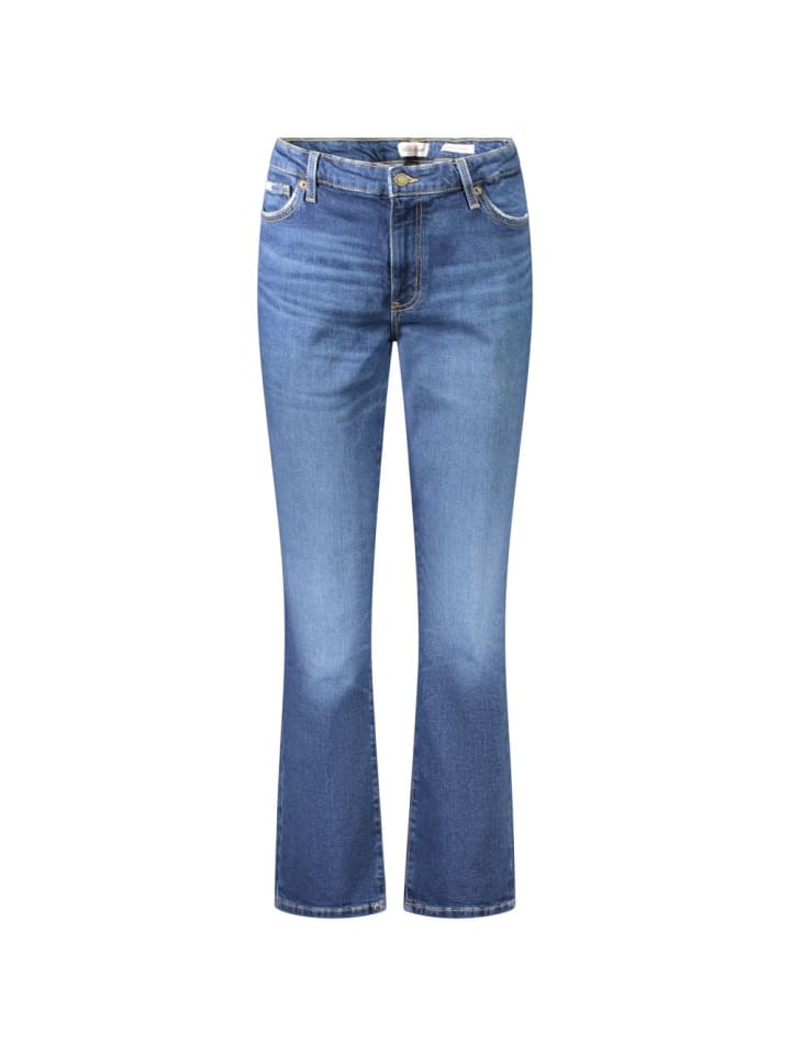 Blau Baumwolle Damen Straight Jeans