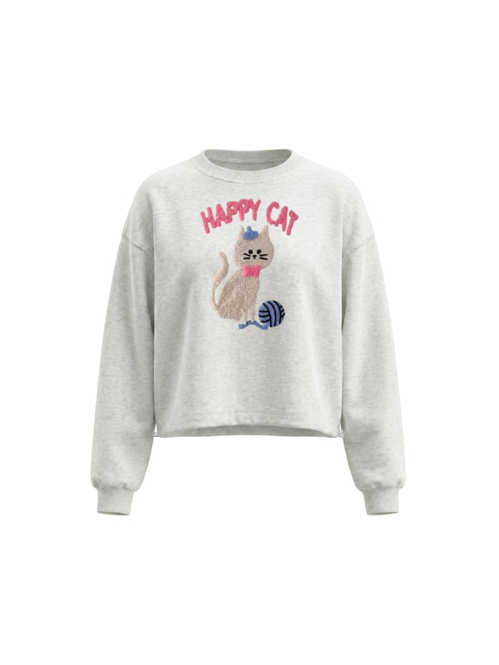 Women Sweatshirt in Offwhite